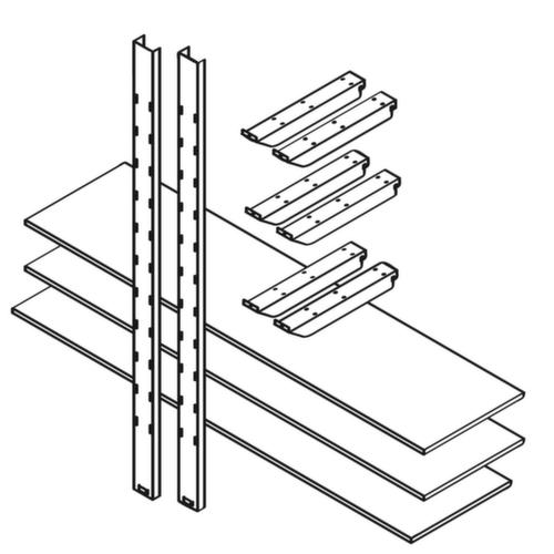 Säbu Rayonnage de stockage pour conteneur