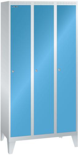 LISTA Armoire vestiaire avec 3 compartiments, largeur de compartiment 300 mm