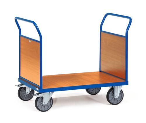 fetra Chariot à double ridelle MULTIVARIO, force 500 kg, plateau longueur x largeur 1000 x 700 mm