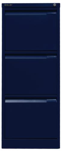 Bisley Armoire pour dossiers suspendus, 3 extensions, bleu Oxford/bleu Oxford