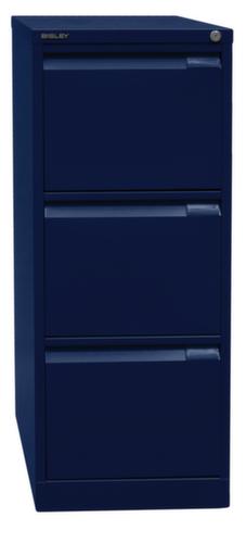 Bisley Armoire pour dossiers suspendus, 3 extensions, bleu Oxford/bleu Oxford