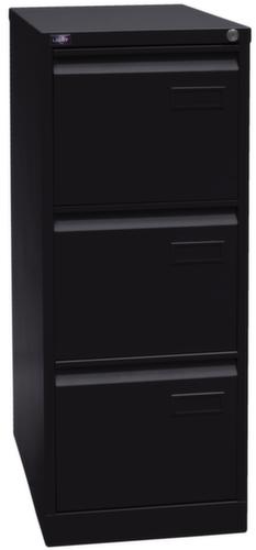 Bisley Armoire pour dossiers suspendus Light, 3 extensions, noir/noir