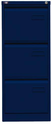 Bisley Armoire pour dossiers suspendus Light, 3 extensions, bleu Oxford/bleu Oxford