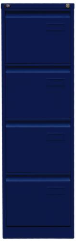 Bisley Armoire pour dossiers suspendus Light, 4 extensions, bleu Oxford/bleu Oxford