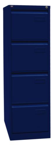 Bisley Armoire pour dossiers suspendus Light, 4 extensions, bleu Oxford/bleu Oxford