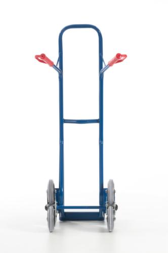 Rollcart Diable pour escaliers 3 étoiles, force 150 kg, largeur de pelle 300 mm, bandage TPE