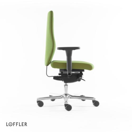 Löffler Siège de bureau pivotant avec assise viscoélastique, vert