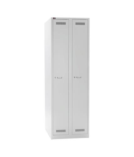 Bisley Armoire vestiaire Light avec 2 compartiments, largeur de compartiment 300 mm