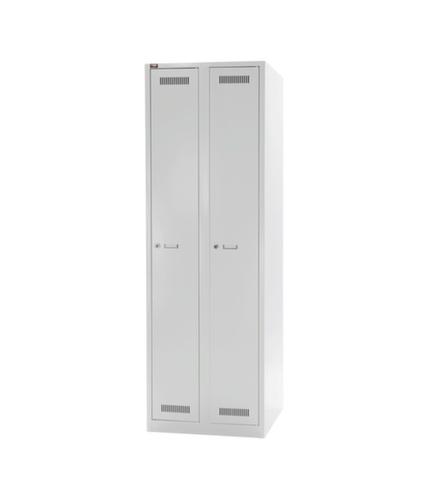 Bisley Armoire vestiaire Light avec 2 compartiments, largeur de compartiment 300 mm