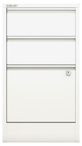 Bisley Armoire pour dossiers suspendus Home Filer, 1 extensions, blanc signalisation/blanc signalisation