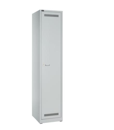 Bisley Armoire Light gris clair à 1 compartiment, largeur de compartiment 400 mm