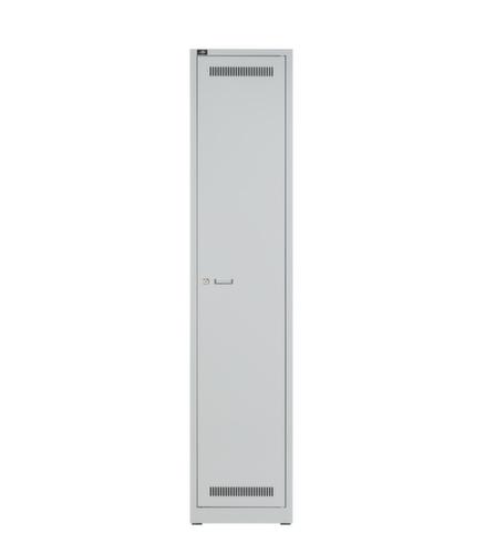 Bisley Armoire Light gris clair à 1 compartiment, largeur de compartiment 400 mm