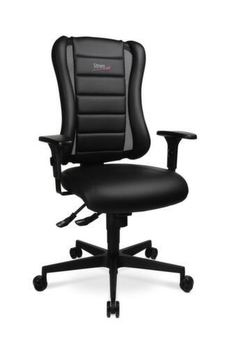 Topstar Siège de bureau pivotant Sitness Racer RS mit AL "P4" avec assise 3D, noir