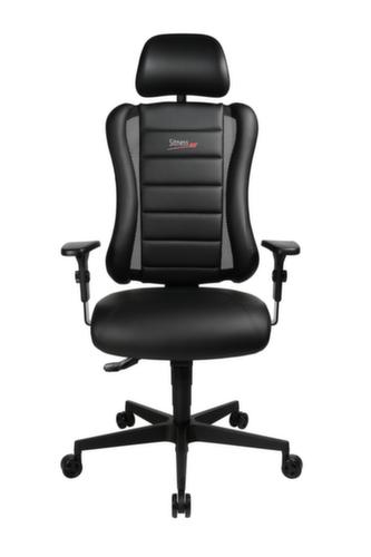 Topstar Siège de bureau pivotant Sitness Racer RS mit AL "P4" + KS avec appui-tête, noir