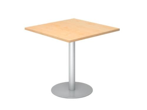 Table de conférence, largeur x profondeur 800 x 800 mm, panneau érable