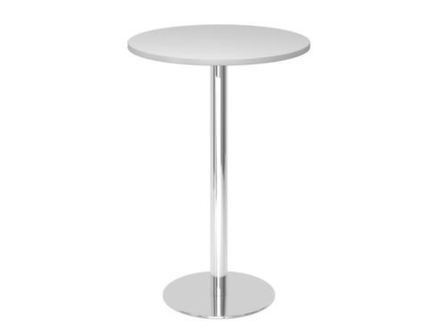 Table haute, Ø 800 mm, panneau gris