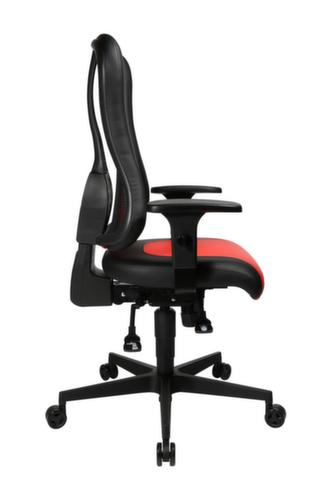 Topstar Siège de bureau pivotant Sitness Racer RS mit AL "P4" avec assise 3D, noir/rouge