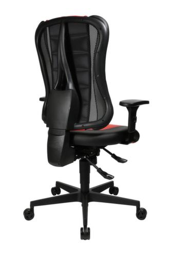 Topstar Siège de bureau pivotant Sitness Racer RS mit AL "P4" avec assise 3D, noir/rouge