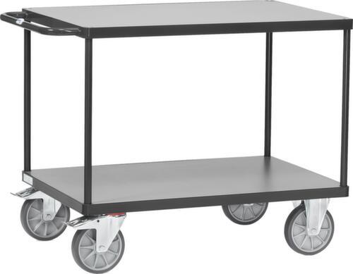 fetra Chariot à plateaux GREY EDITION 1000x700 mm, force 600 kg, 2 plateaux