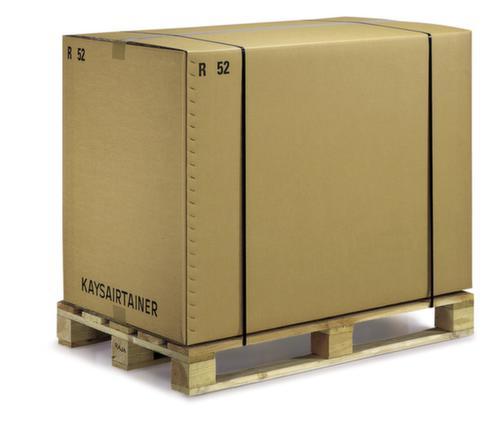 Caisse carton pliante pour palettes