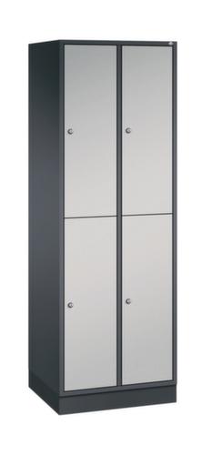 C+P Armoire vestiaire à deux niveaux Intro, largeur de compartiment 260 mm