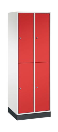 C+P Armoire vestiaire à deux niveaux Intro, largeur de compartiment 260 mm