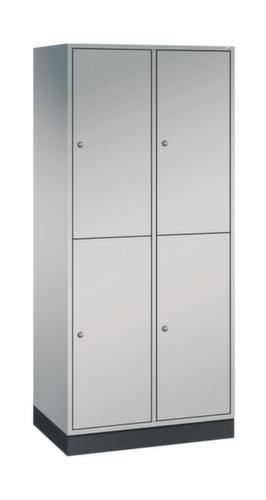 C+P Armoire vestiaire grand volume à deux niveaux Intro, largeur de compartiment 360 mm