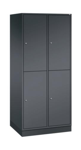 C+P Armoire vestiaire grand volume à deux niveaux Intro, largeur de compartiment 360 mm