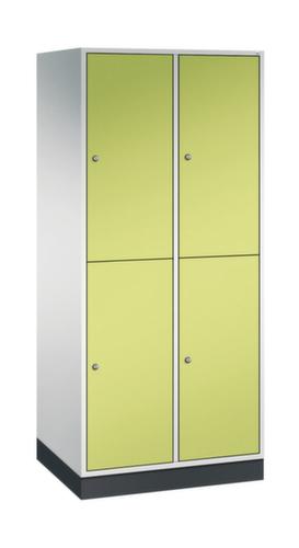 C+P Armoire vestiaire grand volume à deux niveaux Intro, largeur de compartiment 360 mm