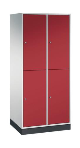 C+P Armoire vestiaire grand volume à deux niveaux Intro, largeur de compartiment 360 mm