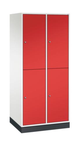 C+P Armoire vestiaire grand volume à deux niveaux Intro, largeur de compartiment 360 mm