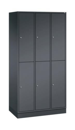 C+P Armoire vestiaire à deux niveaux Intro, largeur de compartiment 260 mm