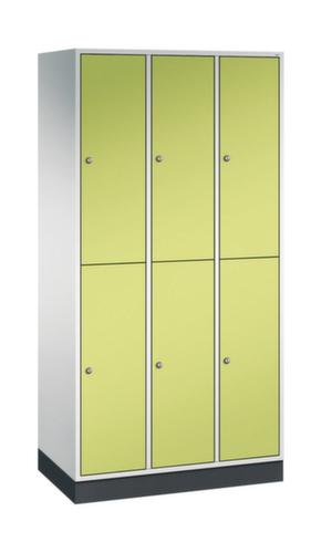 C+P Armoire vestiaire à deux niveaux Intro, largeur de compartiment 260 mm