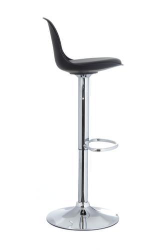 Paperflow Tabouret de bar Bobba, assise noir