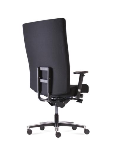 Fauteuil de bureau pivotant Manage XL avec support lombaire réglable, noir