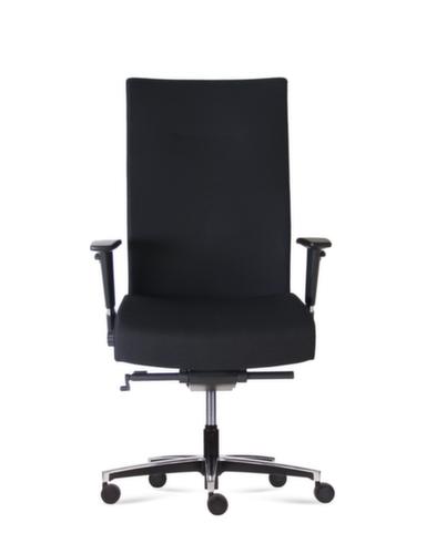 Fauteuil de bureau pivotant Manage XL avec support lombaire réglable, noir