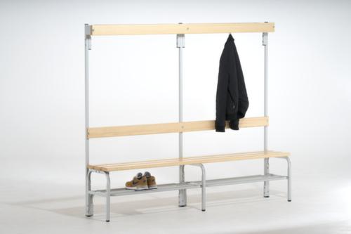 Sypro Banc vestiaire avec lames en bois