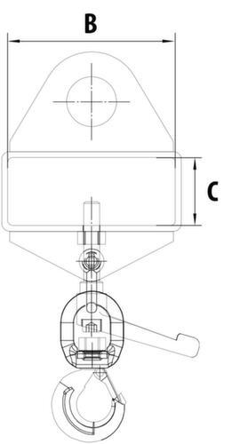 Bauer Crochet porte-charge avec 2 fourreaux de fourche