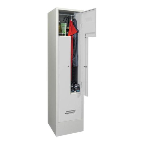 PAVOY Armoire vestiaire Z Basis avec 2 compartiments, largeur de compartiment 400 mm