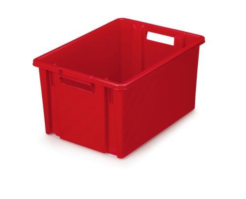 Bac gerbable emboîtable, rouge, capacité 30 l