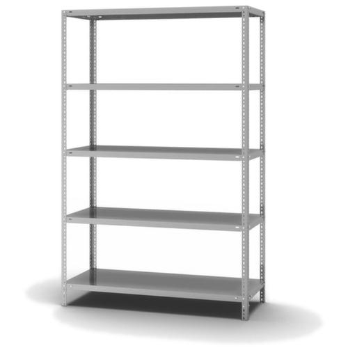 hofe Etagère à visser, 5 tablettes, avec revêtement en zinc anti-corrosion