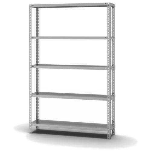 hofe Etagère à visser, 5 tablettes, avec revêtement en zinc anti-corrosion