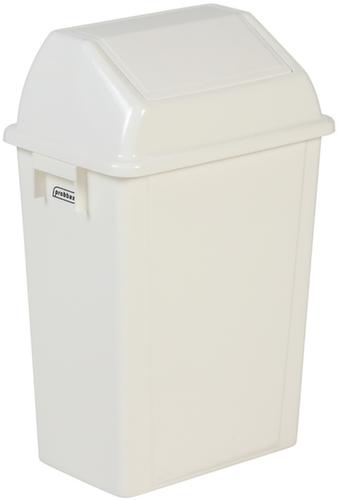 Poubelle murale, 40 l, blanc