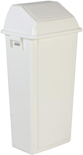 Poubelle murale, 80 l, blanc