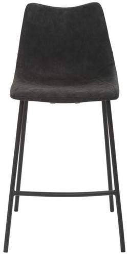 Mayer Sitzmöbel Tabouret de bar mySOLO, assise vintage noir