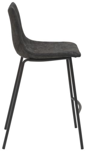 Mayer Sitzmöbel Tabouret de bar mySOLO, assise vintage noir