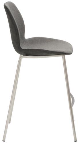 Mayer Sitzmöbel Tabouret de bar mySOLO, assise anthracite chiné