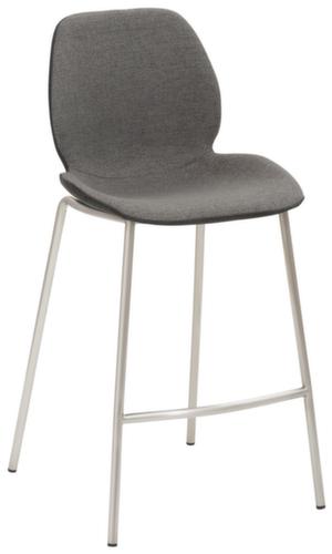 Mayer Sitzmöbel Tabouret de bar mySOLO, assise anthracite chiné