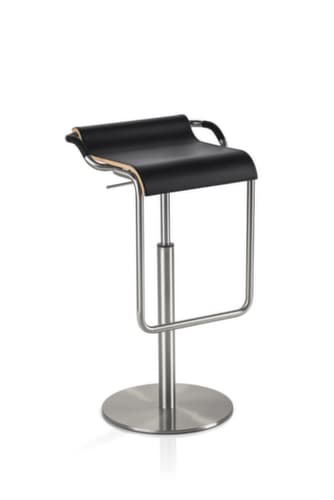 Mayer Sitzmöbel Tabouret de bar réglable en hauteur myOPUS, assise noir