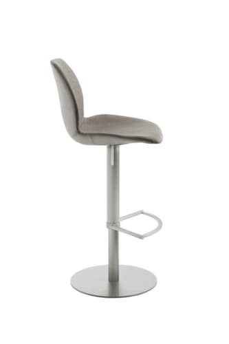 Mayer Sitzmöbel Tabouret de bar réglable en hauteur myMARCO, assise gris coquillage chiné